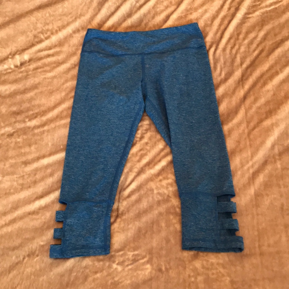 Blue workout Capri pants